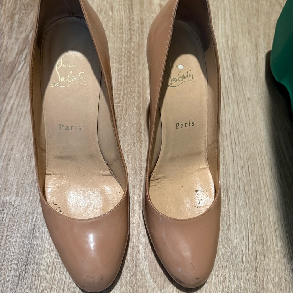 Christian Louboutin Women's Tan Pumps